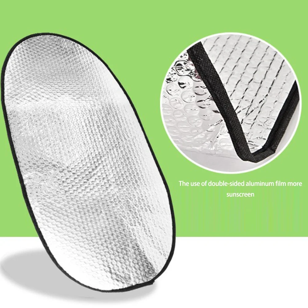 

Waterproof Motorcycle Sunscreen Seat Pad with Reflective Aluminum Foil and Compression resistant Design for Comfortable Ride