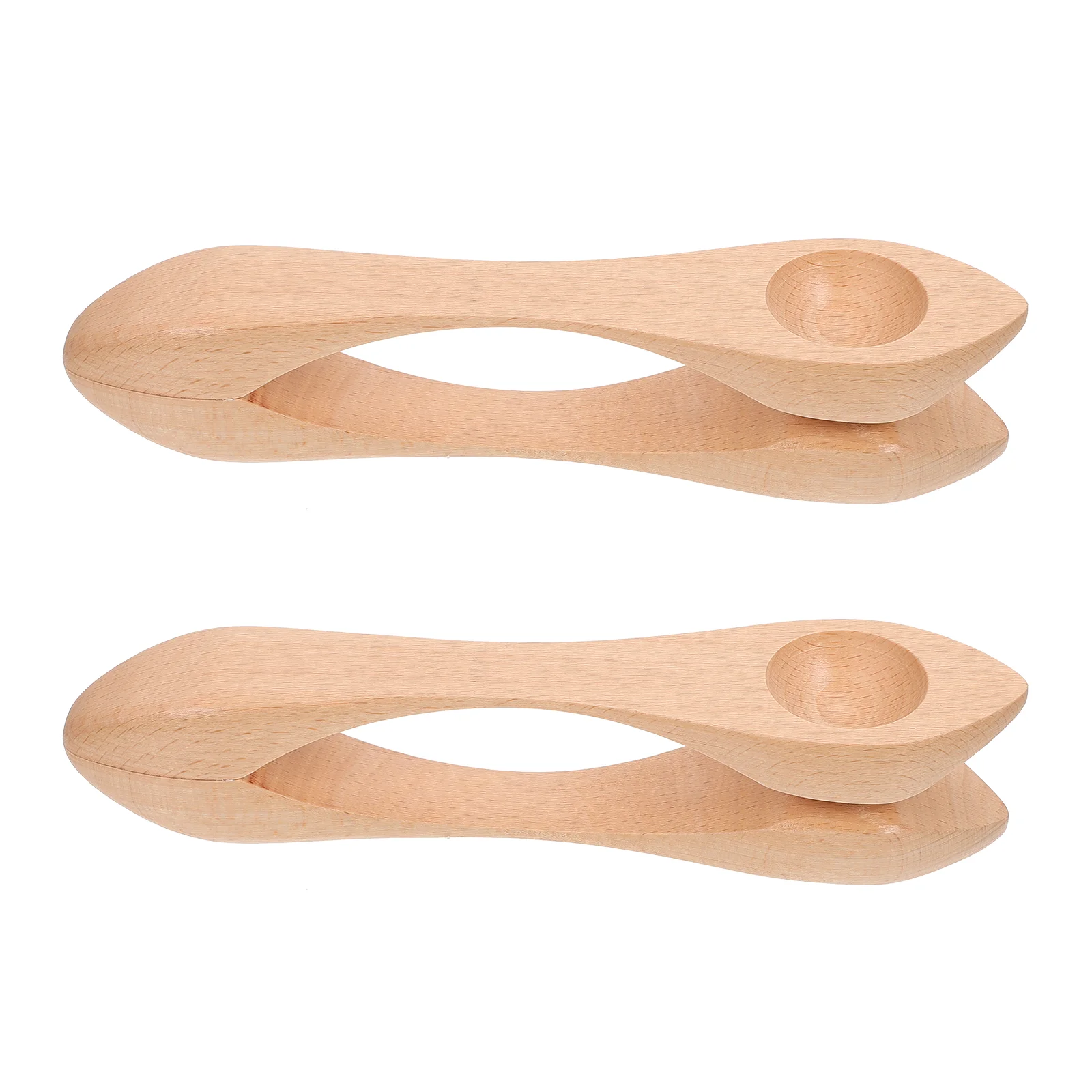 Wooden Wind Spoon Instrument Children Performance Professional Musical Special Natural Percussion Kids Toddler Toy