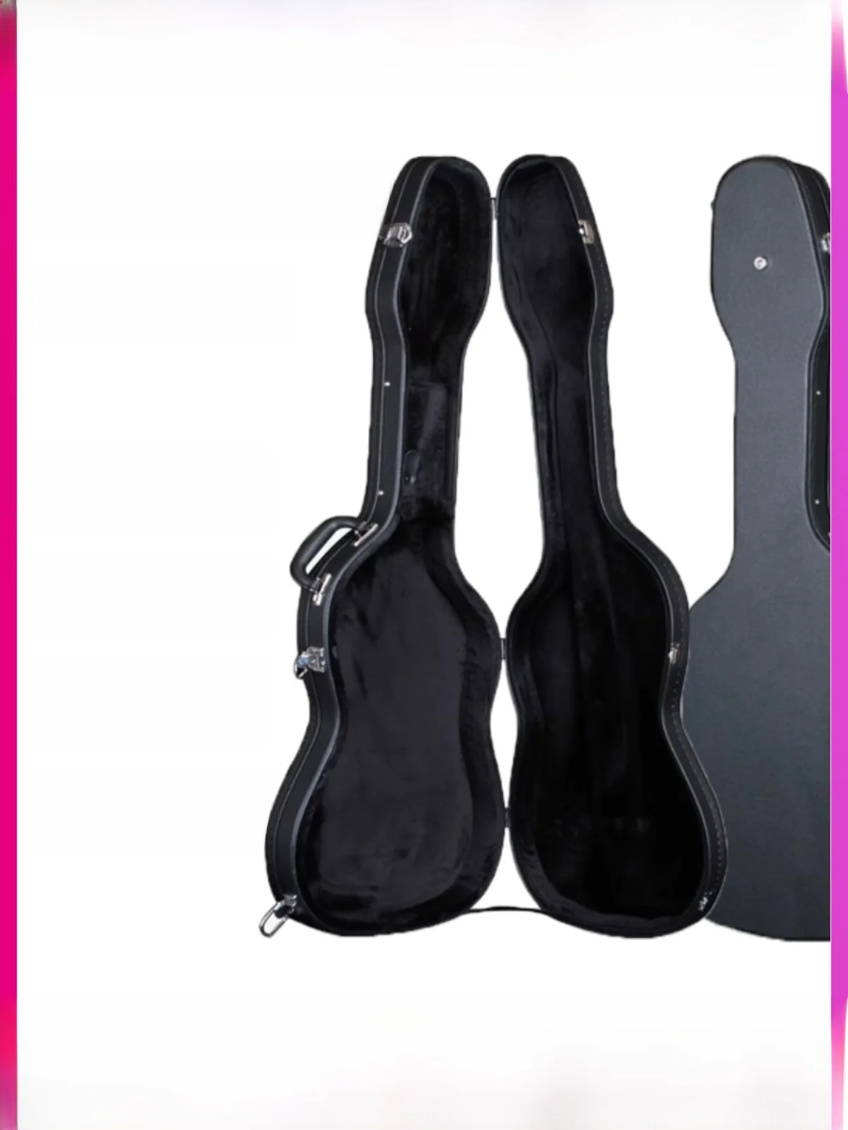 

Thiened Portable Guitar Case Guitar Bass Guitar Box Lightweight Carry-On Music Instrument Storage Solution