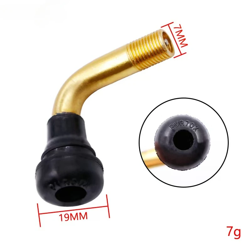 4 Stück/Set, 90-Grad-Gummi-Winkelventil für schlauchlose Reifen, Ventilschaft für schlauchlose Felgen (PVR40/PVR50/PVR60/PVR70) – Detail 4