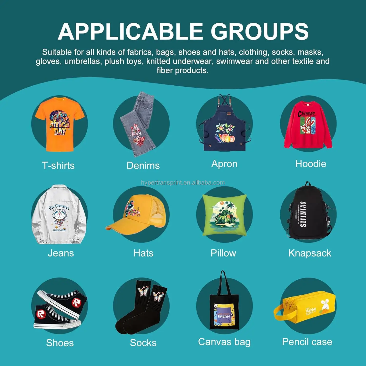 مصنع A3 تصميم Hypertransfer 60 سم ارتفاع درجة الحرارة قشر فوري مزدوج الجوانب المغلفة DTF فيلم ورق نقل قابل للغسل