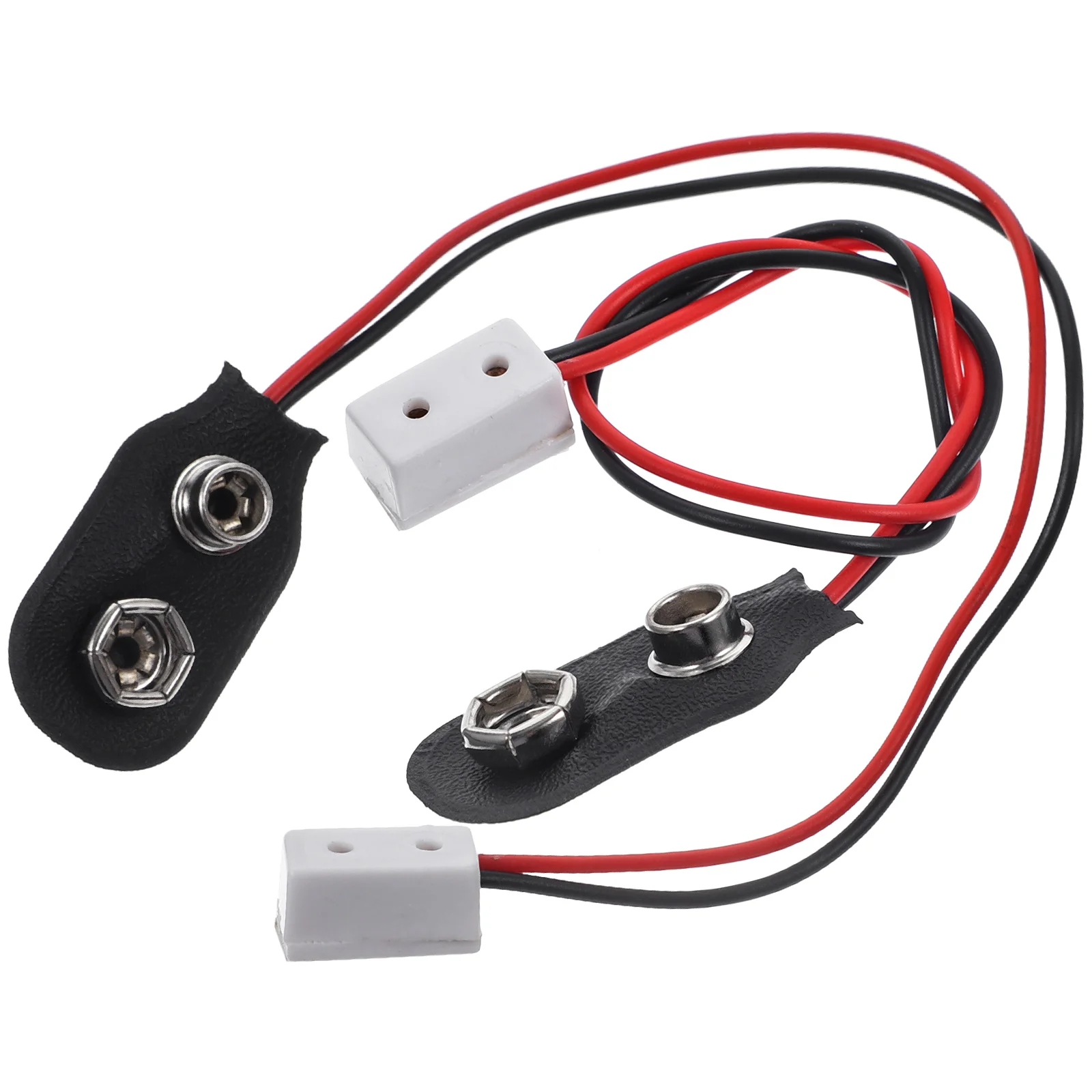 Cable de alimentación para casa de muñecas, suministro de lámpara de Metal, Mini accesorio, 9V, 2 piezas