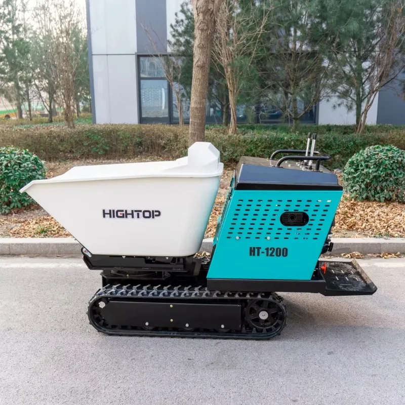 HT1200 All Terrain Mud Buggy Dumper Truck Crawler Concrete Dump Truck for Sale