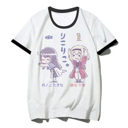Lycoris Recoil clothing male 2022 japanese funny anime grunge t shirt tshirt couple clothes