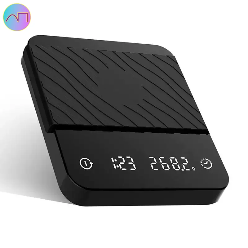 

New up Digital Coffee Food Kitchen Scale with Timer USB Light Weight Mini Digital Scale