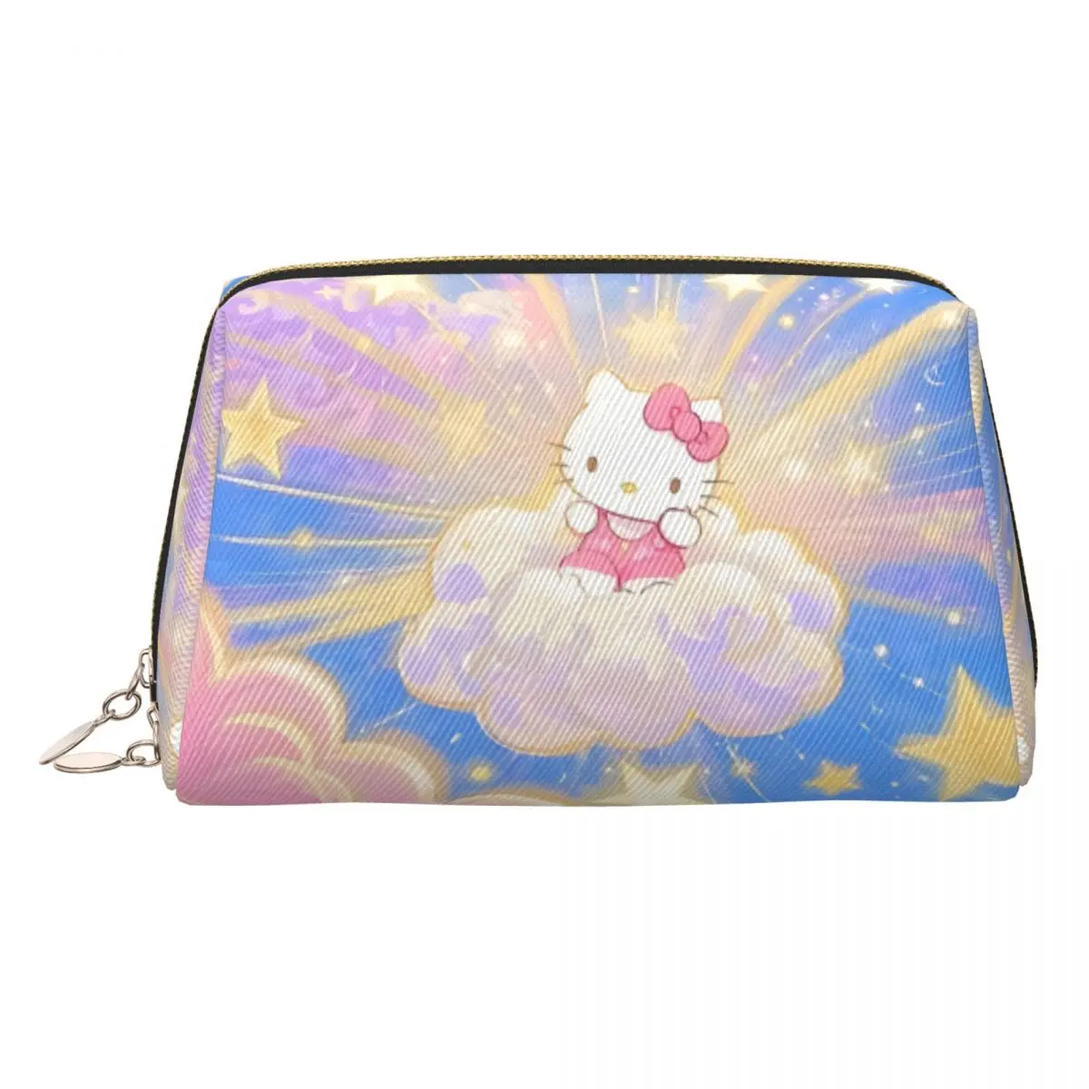 

Косметичка с героями мультфильмов «Hello Kitty Cat» для женщин, дорожный косметический органайзер, милые классические сумки для хранения туалетных принадлежностей