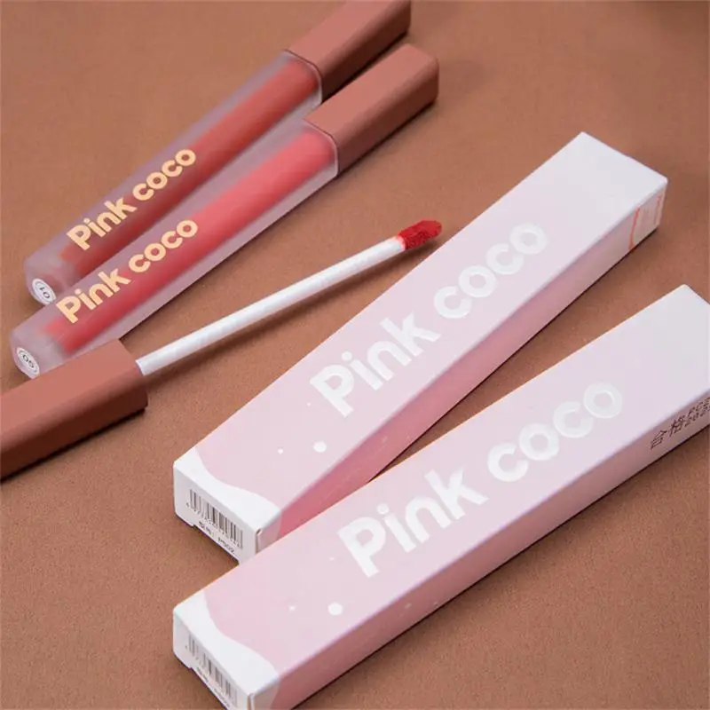 PINK COCO-Rouge à Lèvres Poudre Satinée Légère, Brume Jules Glaze Silky 256 256 Half Dip Cup Jules Gloss White Student Jules Mud