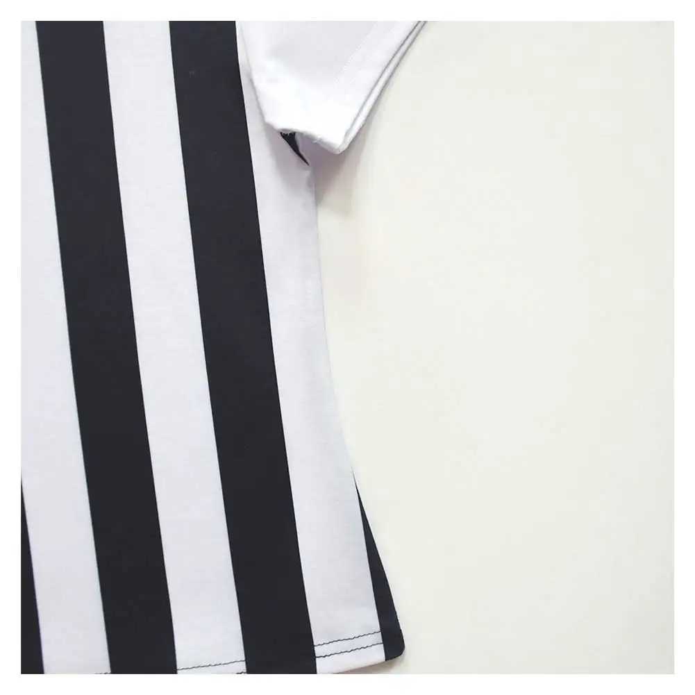 LABUBU Cosplay Black White Striped Pleated Dress Cloth Party Disguise Roleplay Costume Girl Outfit Halloween Carnival Suits