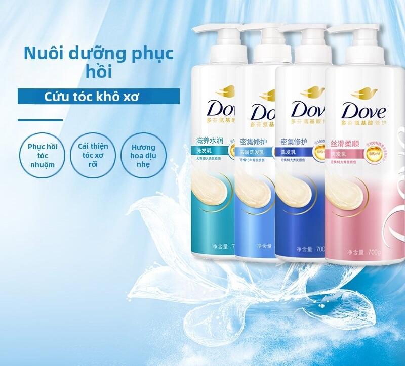 Dove | Dầu gội Amino Acid phục hồi chuyên sâu cho tóc khô xơ, hư tổn và xơ rối 700g