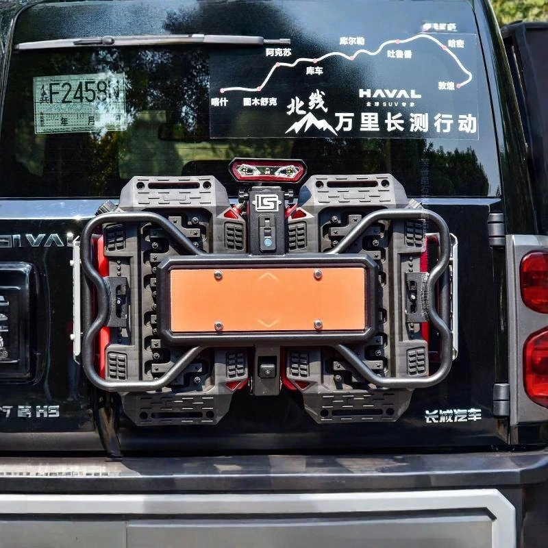 Rear Tailgate Multifunctional Expansion for GWM Haval H9 2th 2024-2025 Water Bottle Recovery Board Holder Accessory