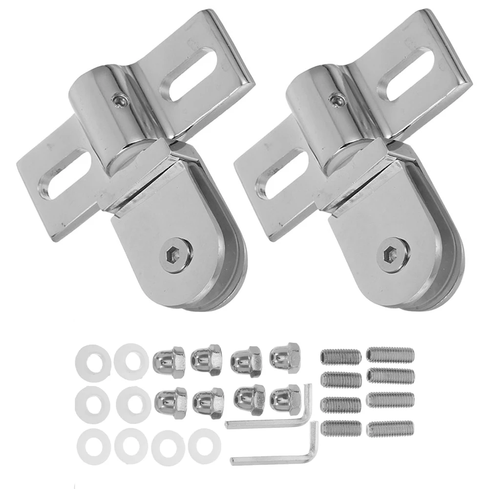 Bathroom Swivel Hinges Glass Hardware Modern Aesthetics Rust Resistant Daily Use Durability Enhanced Durability