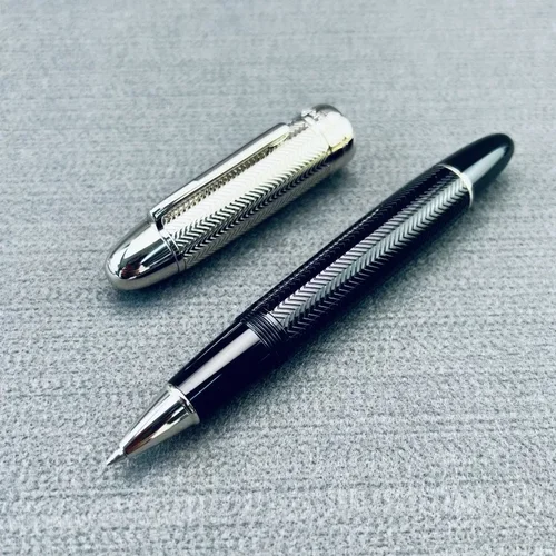 Imagen 2 del producto Montefiore-Bolígrafo Roller de ingeniería alemana, construcción de Metal, recargas Schmidt 888F, pluma estilográfica de lujo de estilo 149, regalo de escritura