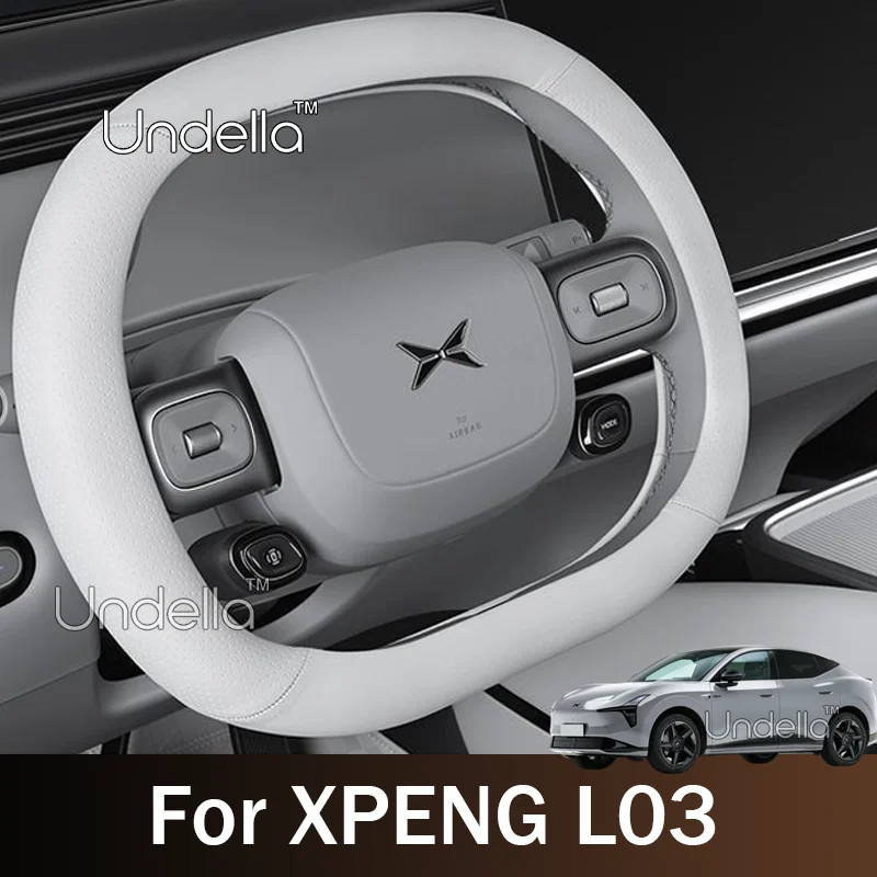 Steering Wheel Cover for XPENG L03 2026 2027 Car Steering Wheel Cover PU Leather Non-slip Auto Interior Accessories