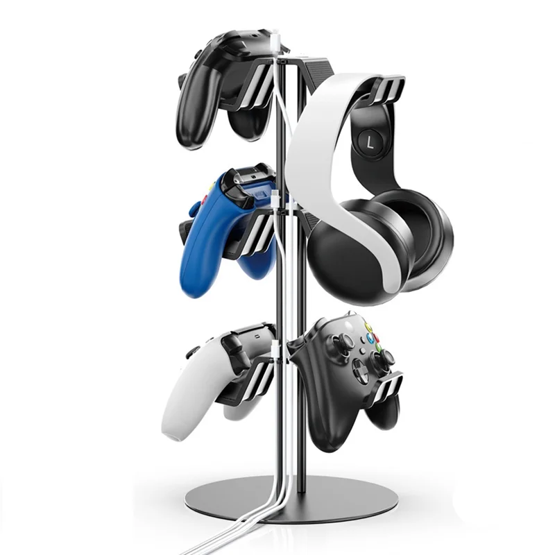 B24B Supporto per controller universale Supporto per cuffie Rack di stoccaggio per PS5//Switch Controller di gioco Gancio Parte di ricambio per giochi
