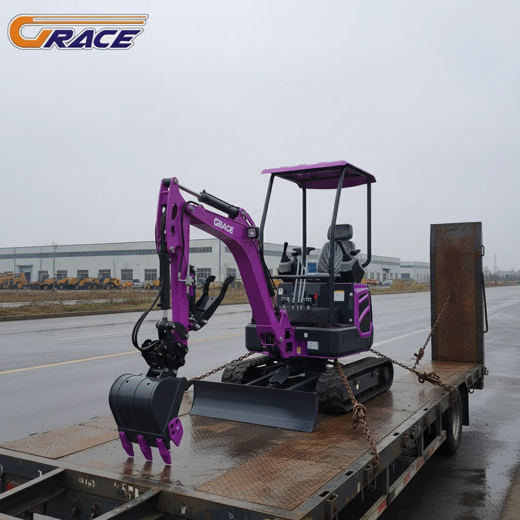 

1ton Crawler Mini Hydraulic Excavator Pell Digger - Compact Agriculture Equipment