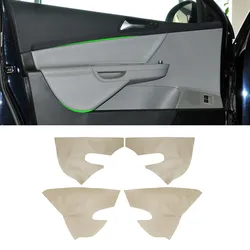 For VW Passat B6 2006 2007 2008 2009 2010 Car Interior Accessories Microfiber Leather Door Handle Armrest Panel Cover Trim
