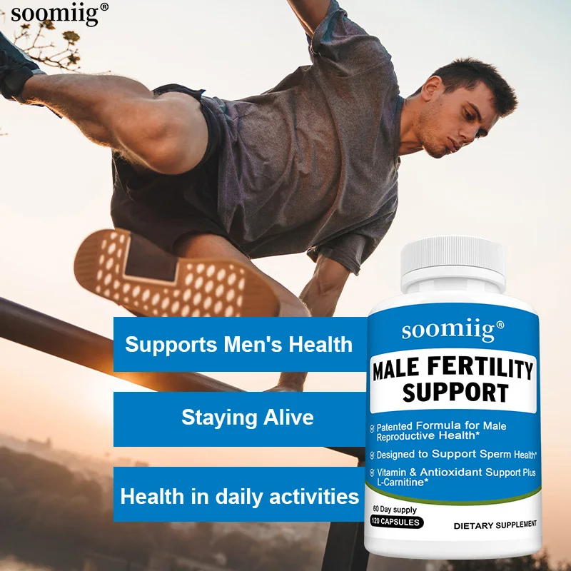 Men’s Reproductive Health Supplement - Fertility Balance, Vegan Non-GMO (30/60/120 Caps)