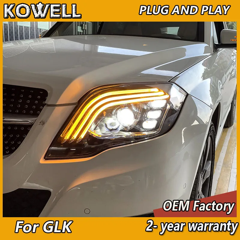 

Car Styling for Mercedes GLK Headlight 2008-2015 Mercedes Benz Headlights DRL Dynamic Turn Signal High Beam GLK200 GLK260 GLK300