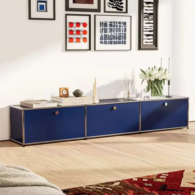 Modern environmentally friendly and durable large-capacity stainless steel lockers, home furniture, living room, bedroom