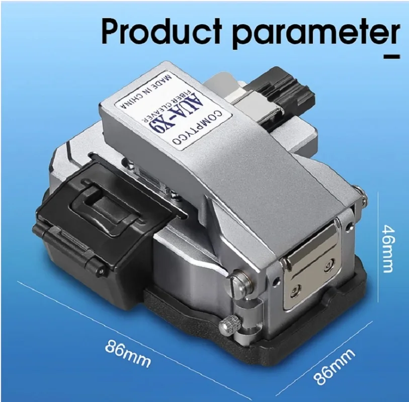 Imagem -05 - Ftth Fiber Cleaver Machine Alta Precisão para Cold Joint Hot Melt 24 Lâmina de Superfície Ferramenta de Corte Aua-x9