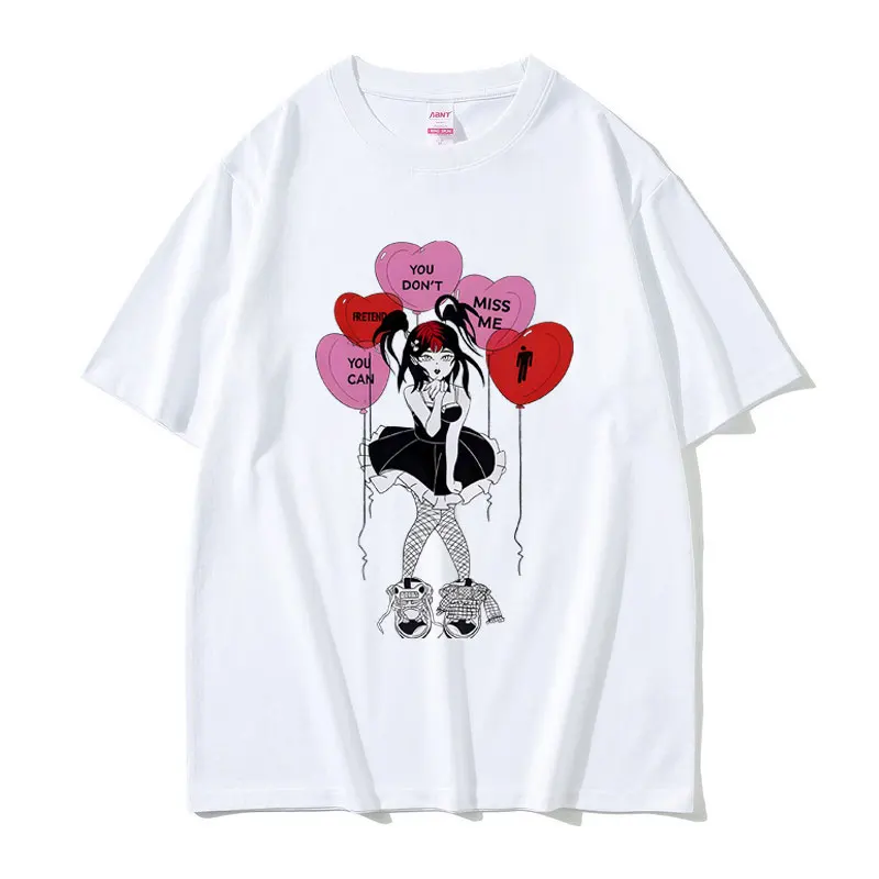 

Hit Me Hard and Soft Cartoon Funny Graphic T-shirts Men Women Fashion Pop Music T Shirts Unisex Casual Cotton Vintage T-shirt