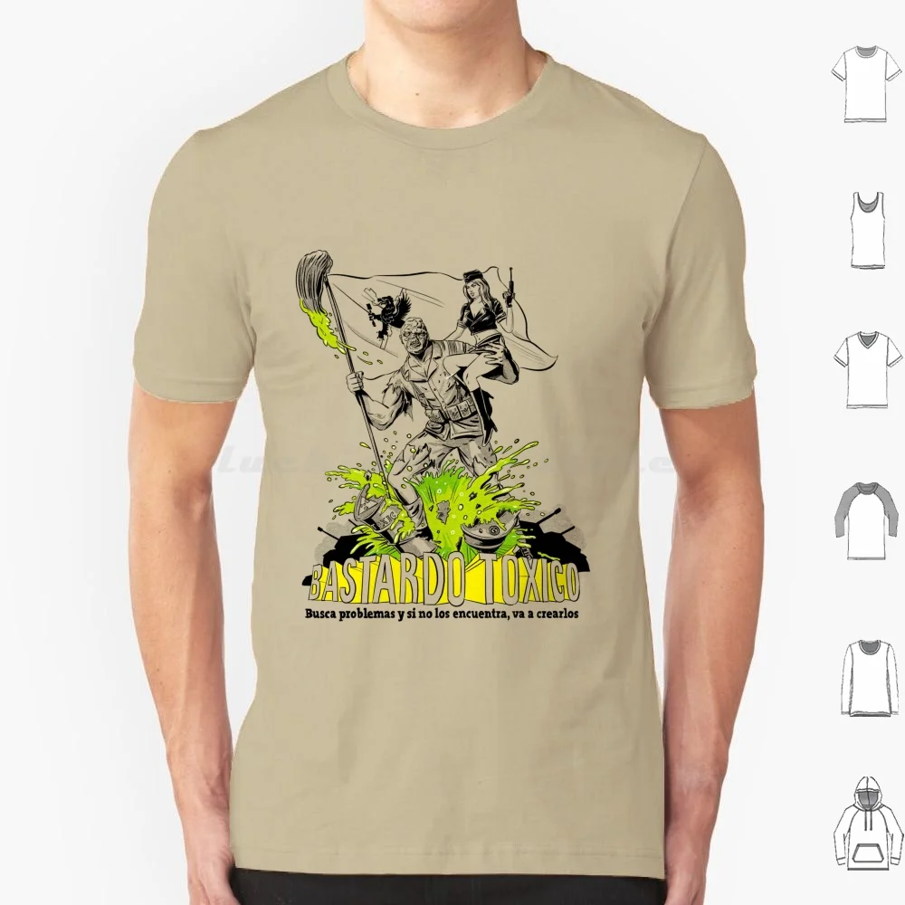 Toxic Bastard T Shirt 6Xl Cotton Cool Tee Hello Ww2 Game Hell Let Loose Steam S…