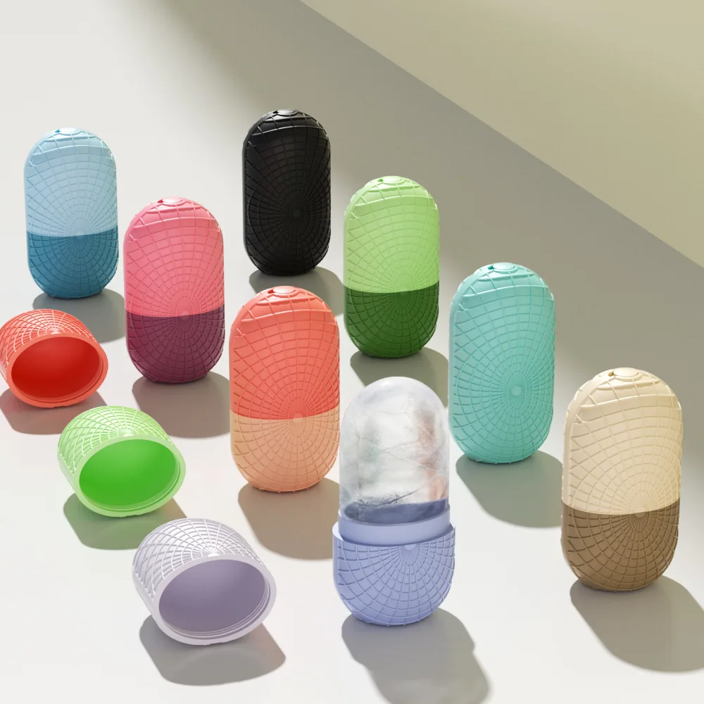 Silikon Tabletts Schönheit Lifting Eis Ball Gesicht Massager Contouring Eye Roller Gesichts Behandlung Reduzieren Akne Hautpflege Werkzeug