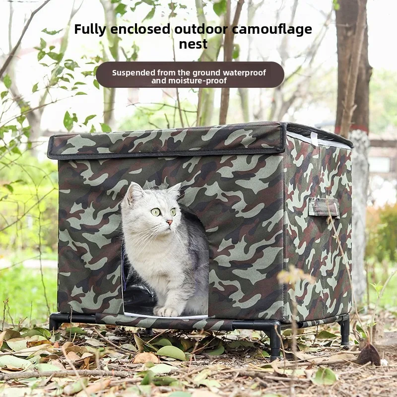 

Waterproof, Rainproof, Winter Cold-resistant Tent for Stray Cats All-season Universal Biting Resistant Pet Love House Для Кошек