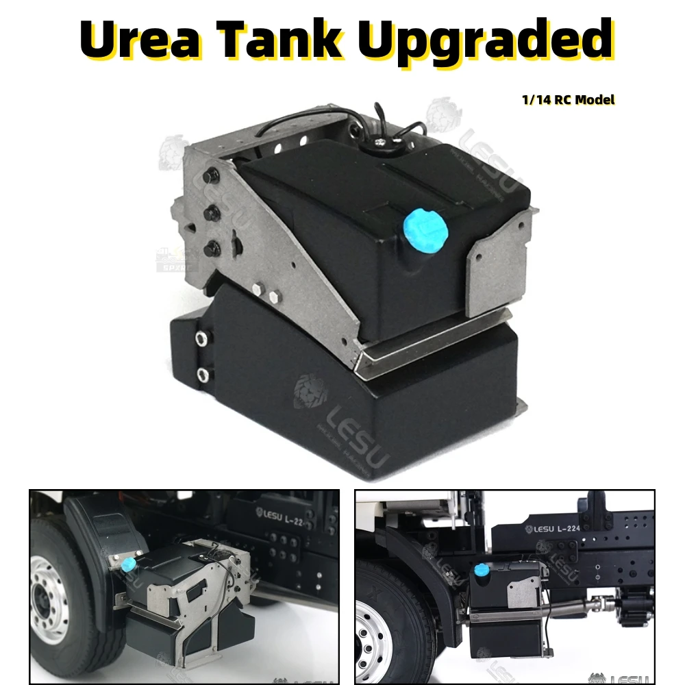 

Metal Urea Tank Upgraded G-6117 For 1/14 Tamiya RC Lesu Scania Man Actros Romote Control Trailer Tipper VM Trucks Toy Parts