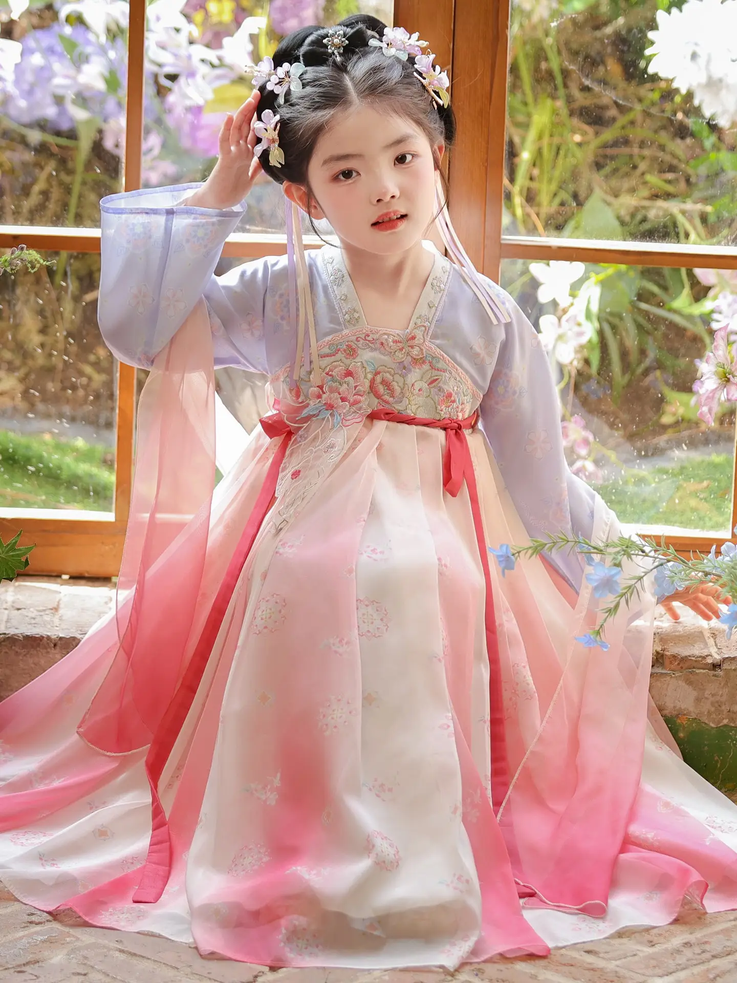 princess-style-ancient-chinese-costume-girls-dress-spring-autumn-new-arrival-fairy-tale-princess-skirt-traditional-tang-costume