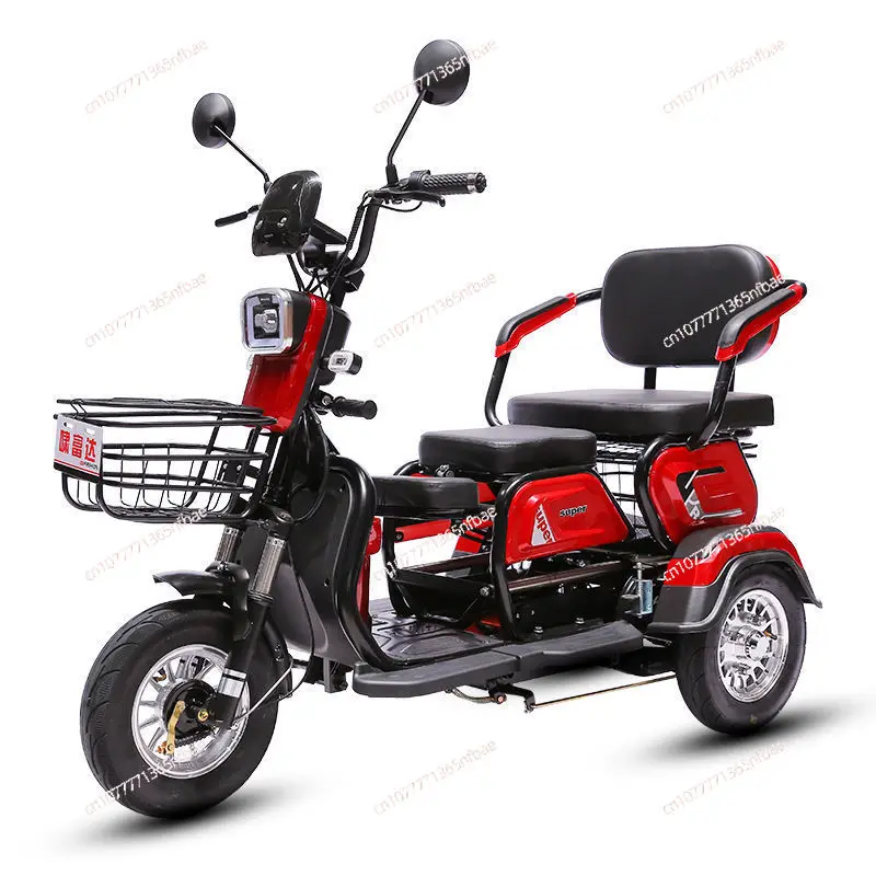 

Electric tricycle adult household small pick-up and drop-off child electric tricycle