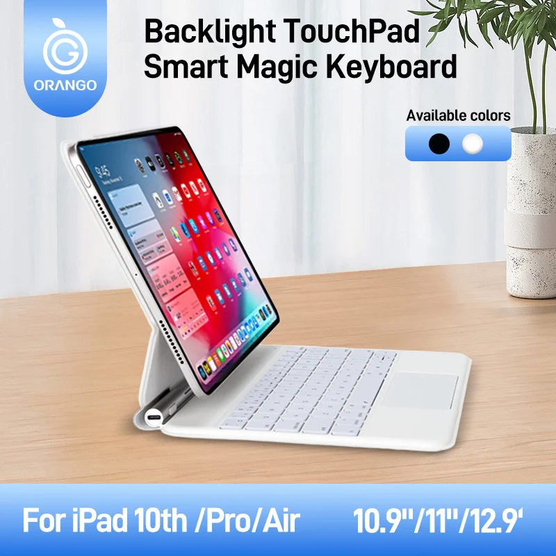 

ОРАН Волшебная клавиатура для iPad Pro 11 12,9 Air 4 Air 5, чехол для iPad 10-го поколения, Bluetooth, беспроводной чехол для планшета, плавающая подставка
