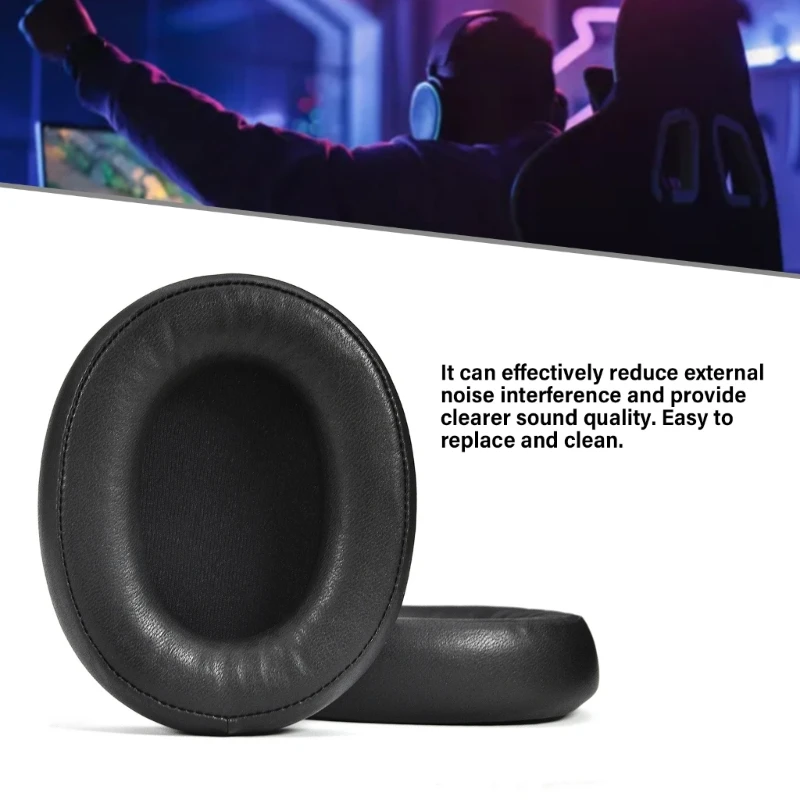Almohadillas aislantes de ruido para auriculares Cloud Flight, almohadillas transpirables para los oídos, buena experiencia acústica, 1 par