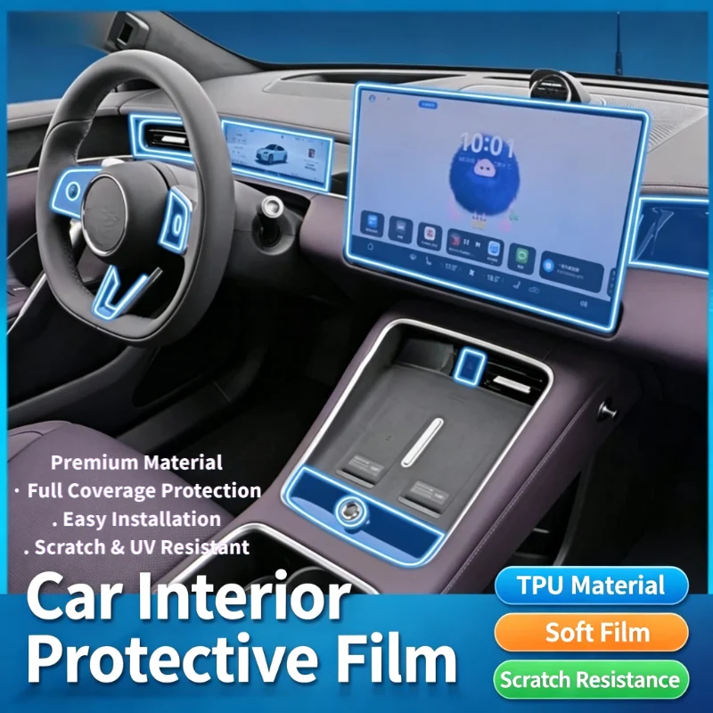 For 2026 models Shangjie Z7/Z7T interior TPU protective film steering wheel wrap center console screen film