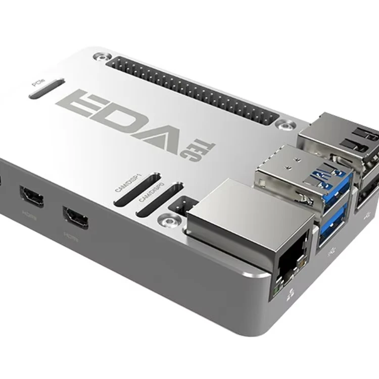 

Raspberry Pi 5 Fanless Case Reduce the Board Temperature up to 20~25°C Development Tools Modules