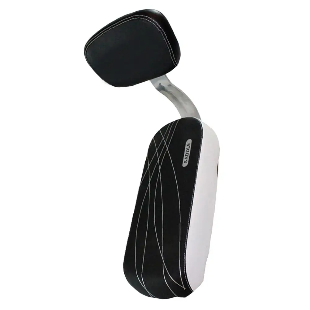 Kids Bike Padded Seat Cover Bycicle Comfortable Bicycle Pu with Backrest Saddle Baby Rear Cushion Saddles