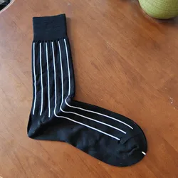 Thin Socks Neat Fashion Socks Nylon Socks Summer Cool Socks Patterned Male's Fashion Socks