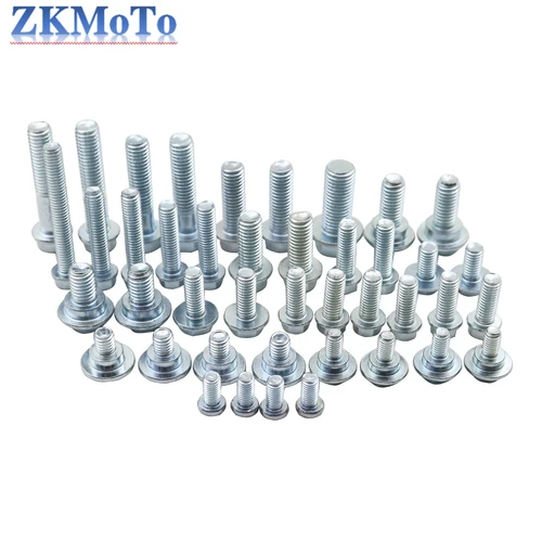 Imagen 2 del producto Kit de tornillos para guardabarros de carenado de motocicletas, juego de sujetadores para Honda CR CRF 125 150 250 300 350 450 250R 450R 250X 450X 250RX 450RX