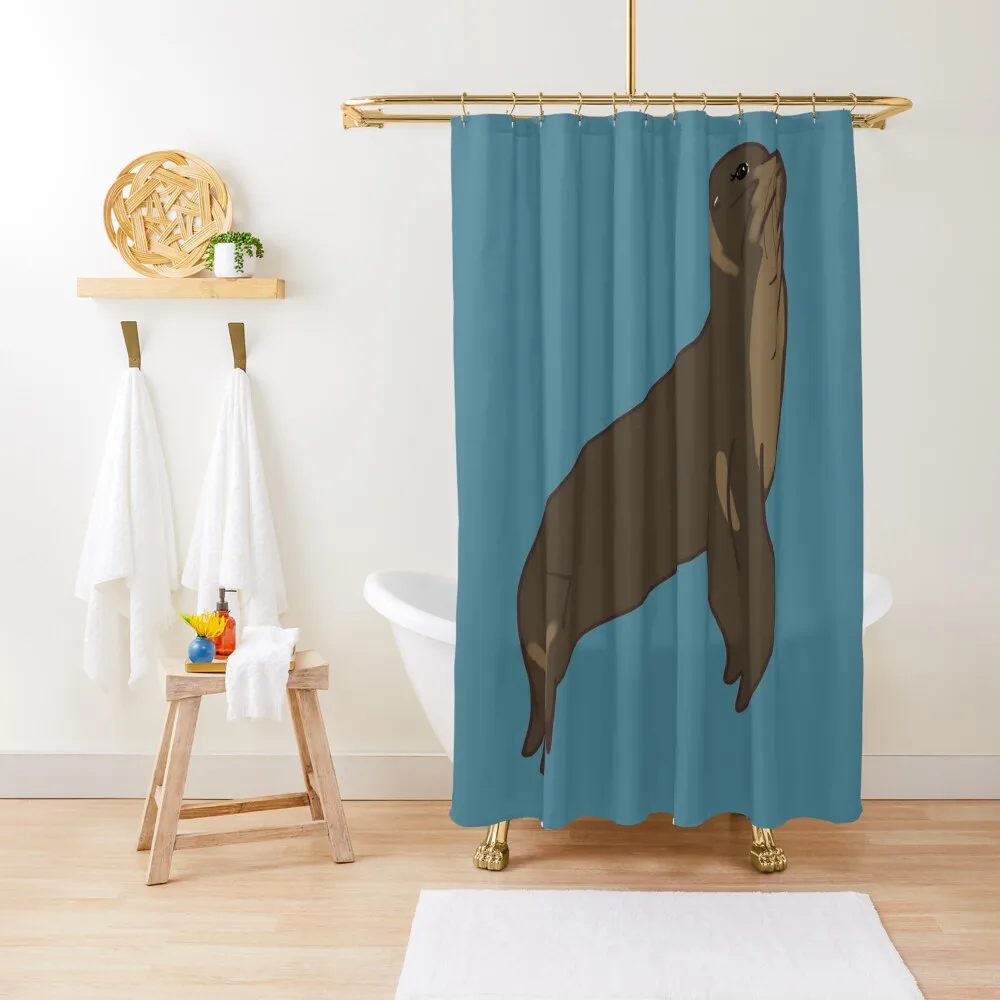 

Sea Lion - Cartoon Shower Curtain Bathroom And Shower Products For Set Curtain