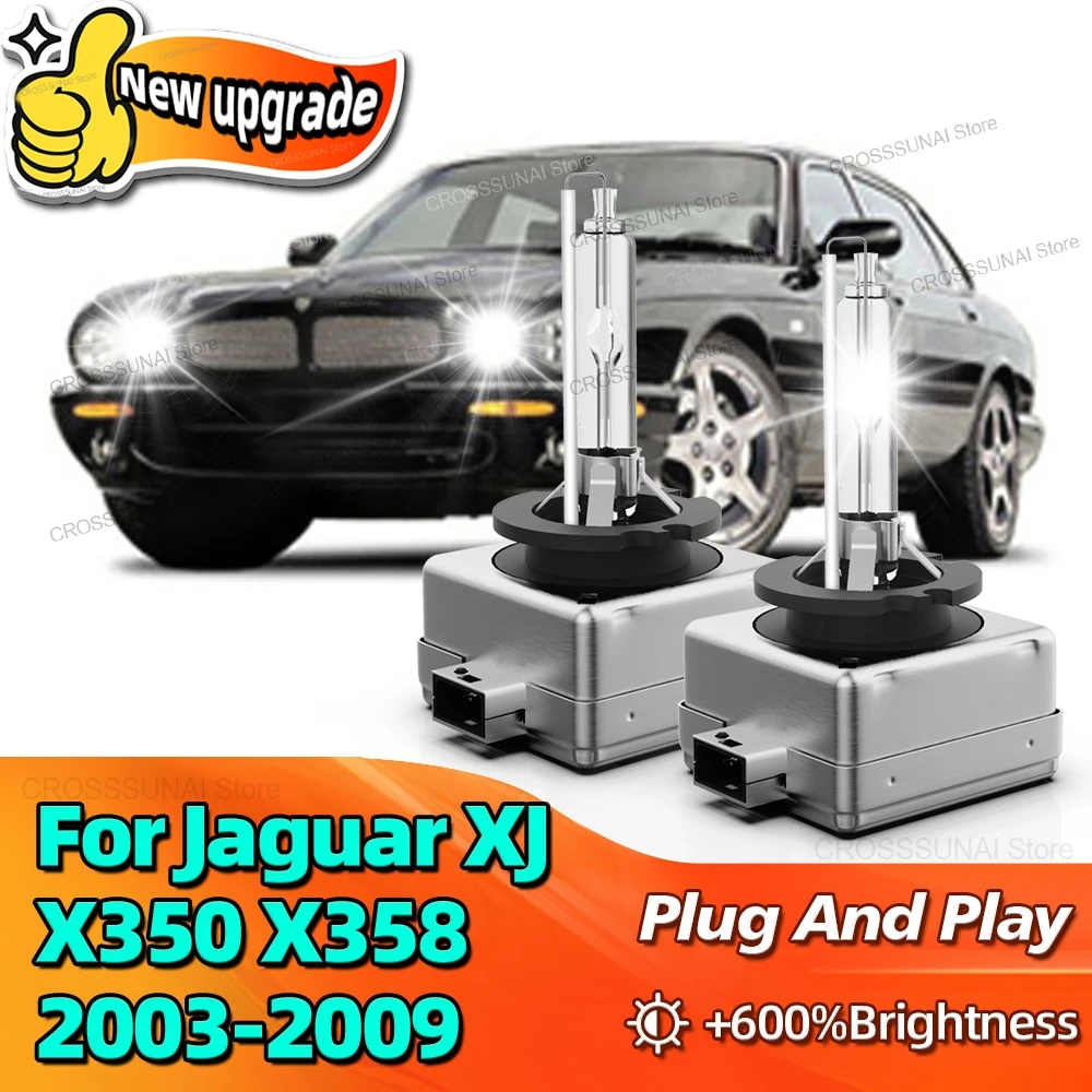 

Auto Light 6000K D1S 35W Xenon HID Bulbs Car Headlight Replacement For Jaguar XJ X350 X358 2003 2004 2005 2006 2007 2008 2009