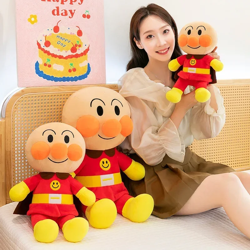 

Hot Sanrio Kawaii 35/50/65cm Cartoon Anime Bread Superman Plush Toy Fill Stuffed Doll Cute Children's Birthday Gift