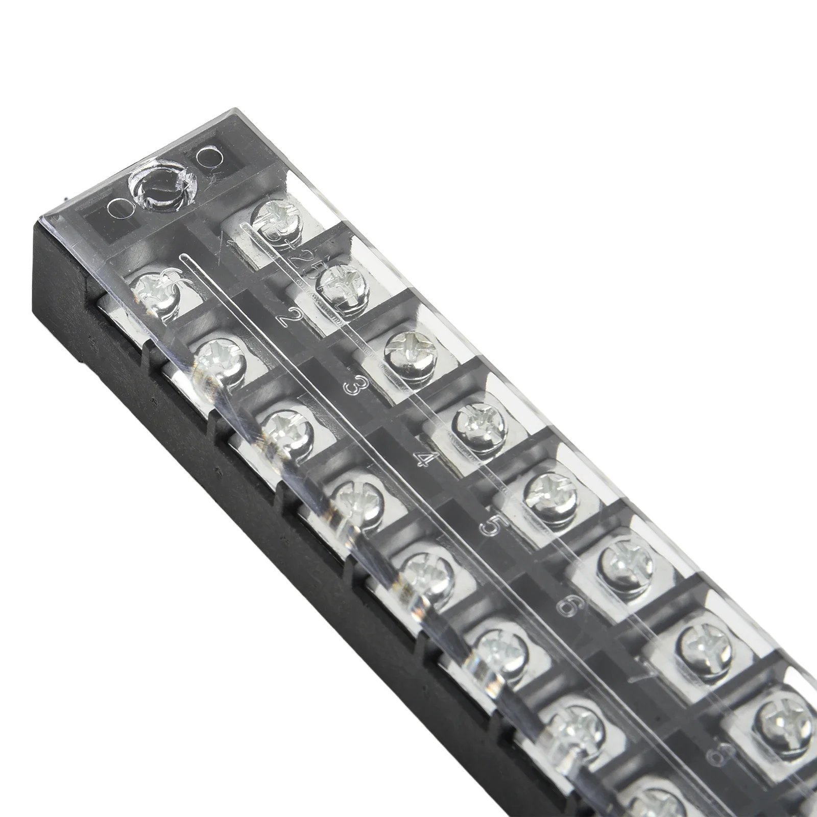 Double Row Terminal Block 600V 25A Terminal Block Copper Plate Combination Screws Household Appliances Connection