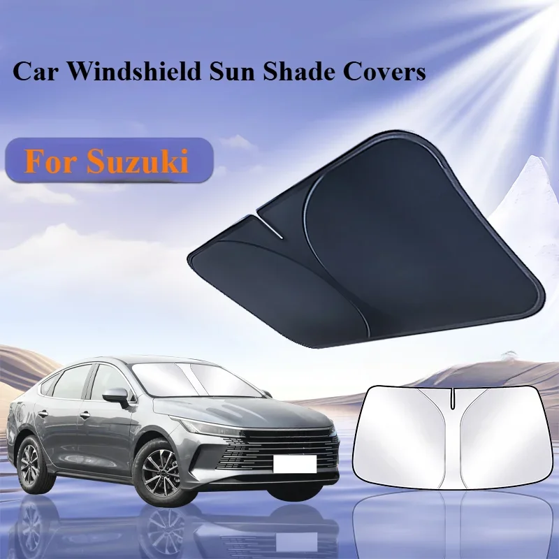 

For Suzuki Ertiga Swift Wagon R Car Windshield Sunshade Cover Folding Car Summer Sun Anti UV Protection Front Window Sun Shade