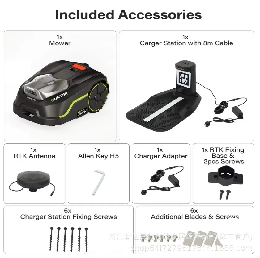 YFY 600m2 1000m2 1500m2 Automatic Wireless RTK DIY Lawn Mower