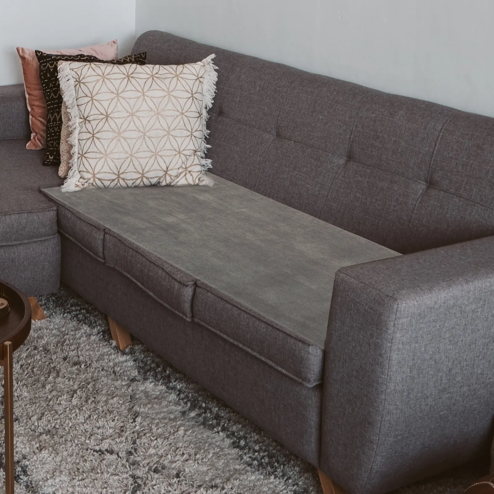 Simple Style Waterproof Sofa Cover Universal Fit Couch Cover for Living Room Bedroom Dorm Hotel Sofa Protection Mat Non-Slip