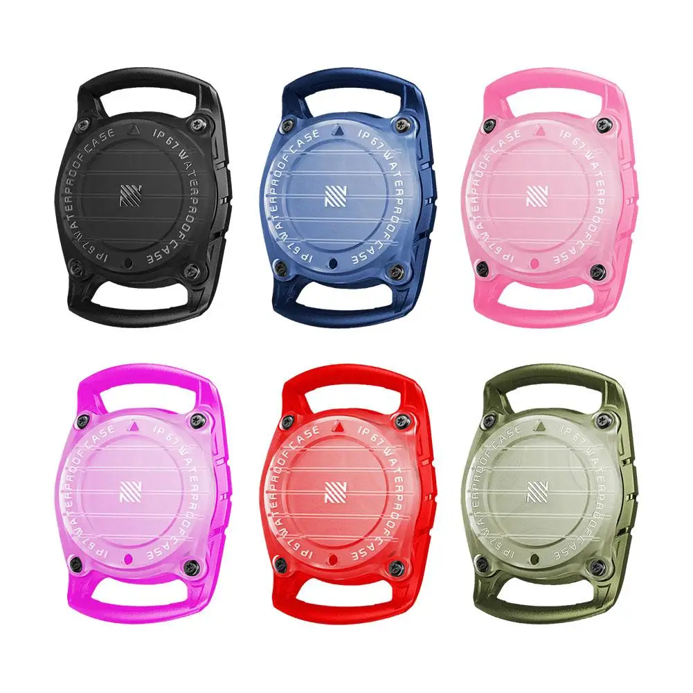 For Apple Airtag Case Dog Cat Collar GPS Finder Colorful Waterproof Protective Silicone Case For Apple Air Tag Tracker Holder