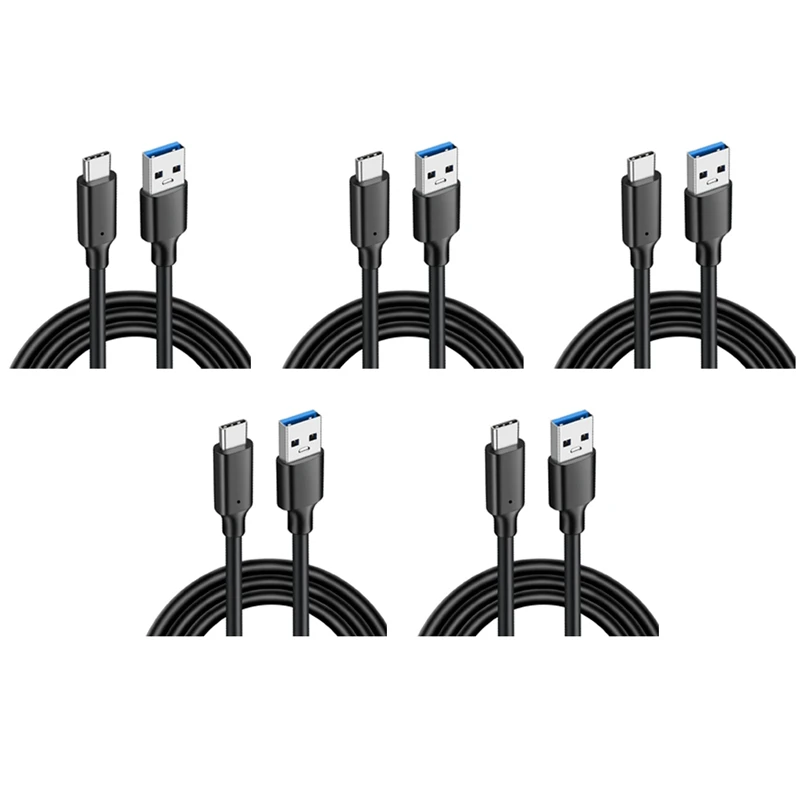 Smart-5X USB3.2 10Gbps 유형 C 케이블 USB A-유형-C 3.2 데이터 전송 USB C SSD 하드 디스크 케이블 PD 60W 3A 빠른 충전 3.0,1M