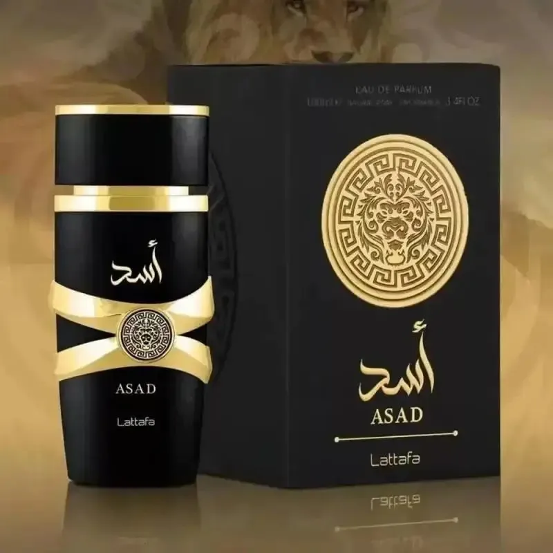 

Lattafa ASAD Eau De Parfum Спрей с ванильным ароматом для унисекс 3,4 унции/100 мл, праздничный подарок ﻿