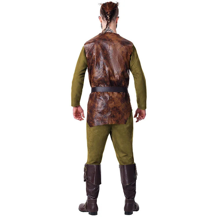 2022 männer Cosplay Medieval Vintage Renaissance Viking Krieger Ritter Kostüm Männer Nordic Armee Pirate Tunika Hemd Tops Renaissance