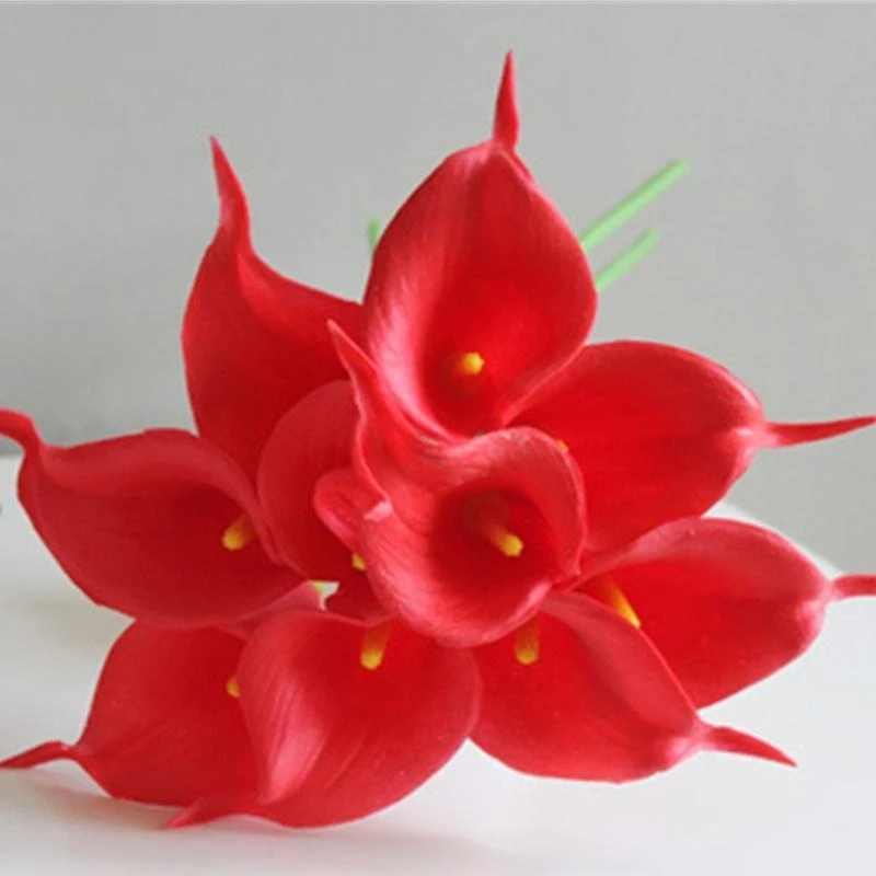 

10pcs Calla-Lily Artificial Flower DIY Flower Arrangement Centerpieces Decor 15UB